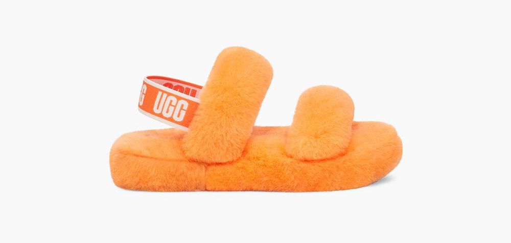 Ugg Oh Yeah - Kids Slides - Orange - NZ (3587EOBTX)